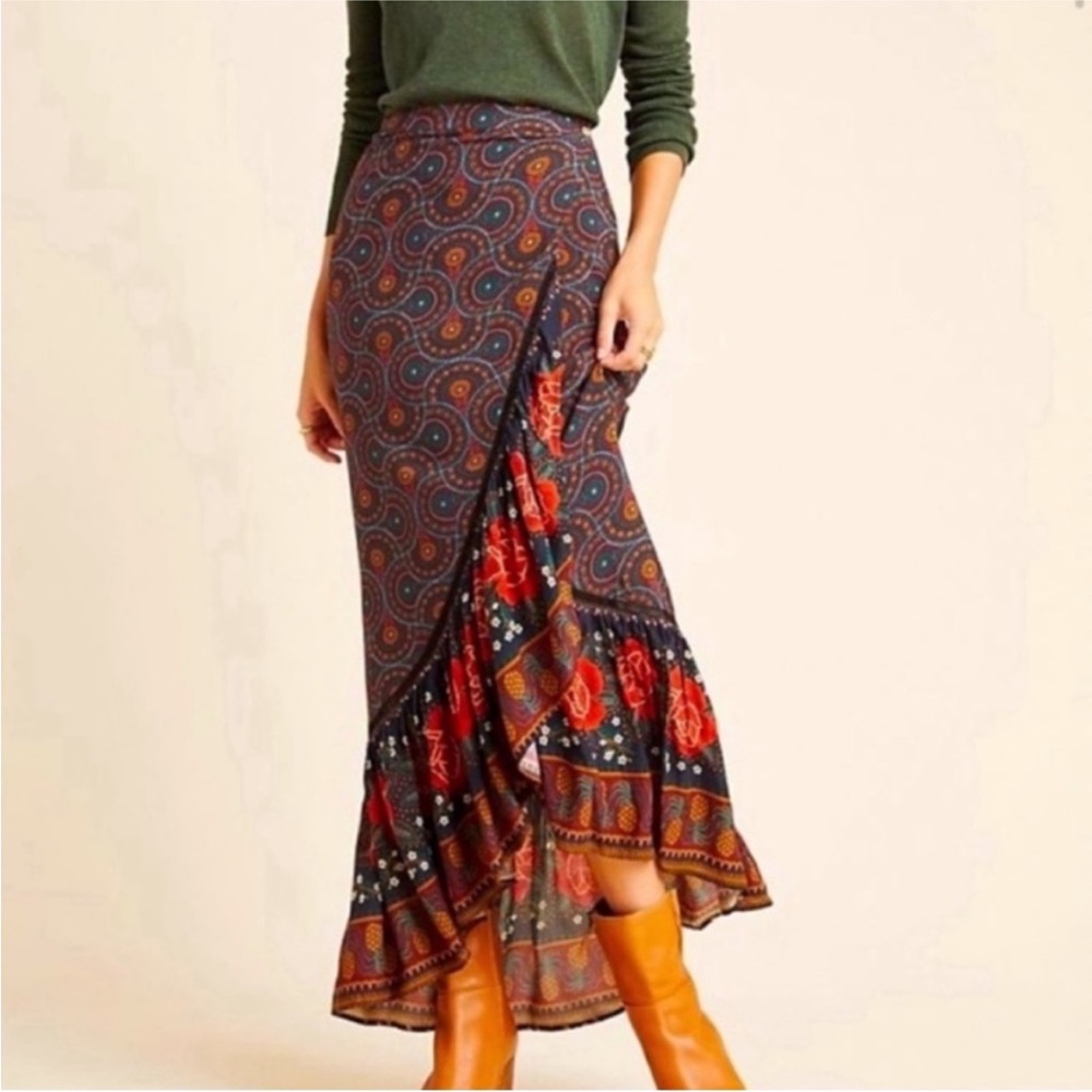 Farm Rio wrap skirt
